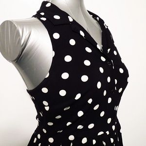 Polka Dot Button Down Dress